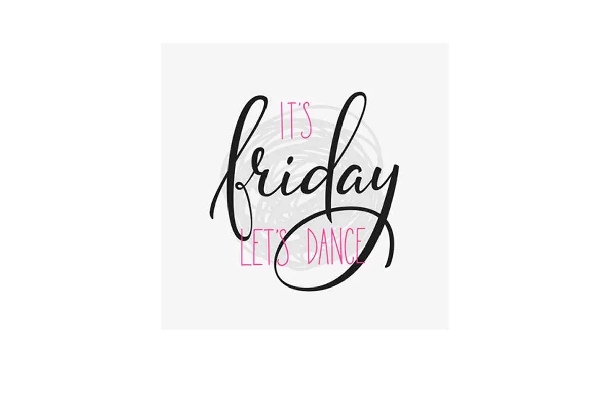 It’s Friday | Canvas Wall Art Print