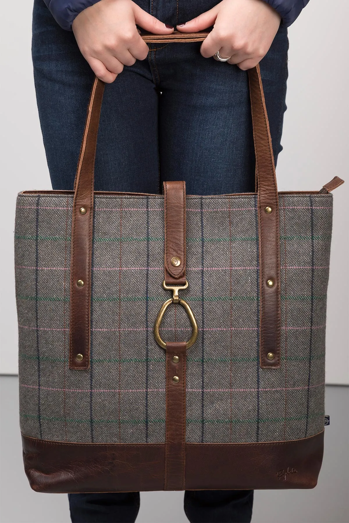 Ladies Tweed Snaffle Tote Bag - Lucinda