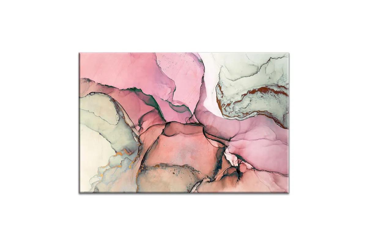 Lux Pink Abstract | Canvas Wall Art Print