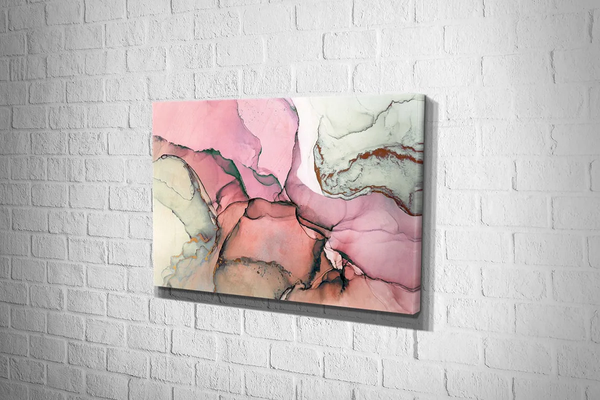 Lux Pink Abstract | Canvas Wall Art Print