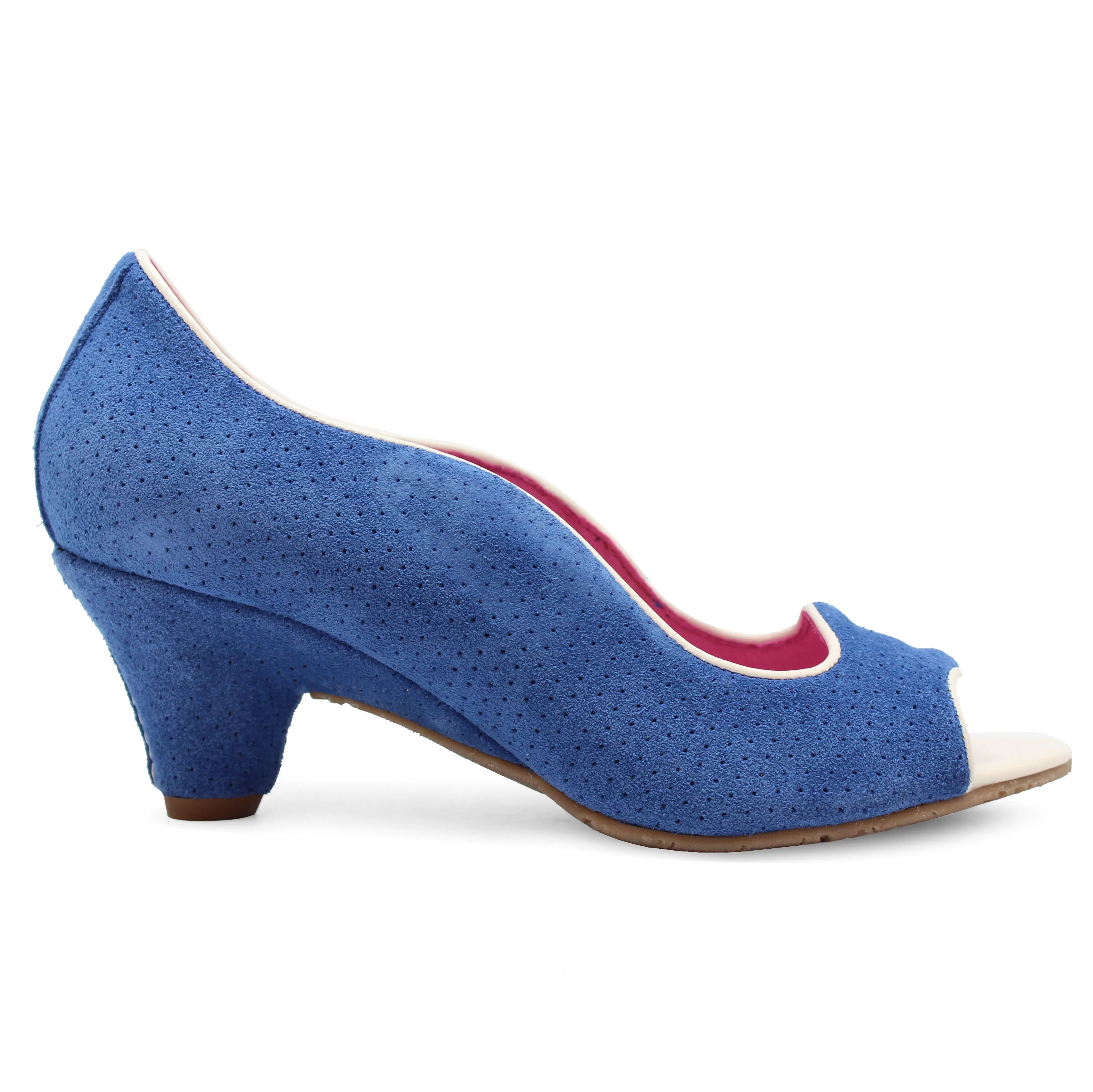 Maison - Royal Blue suede- Sizes 35, 36 and 38 left