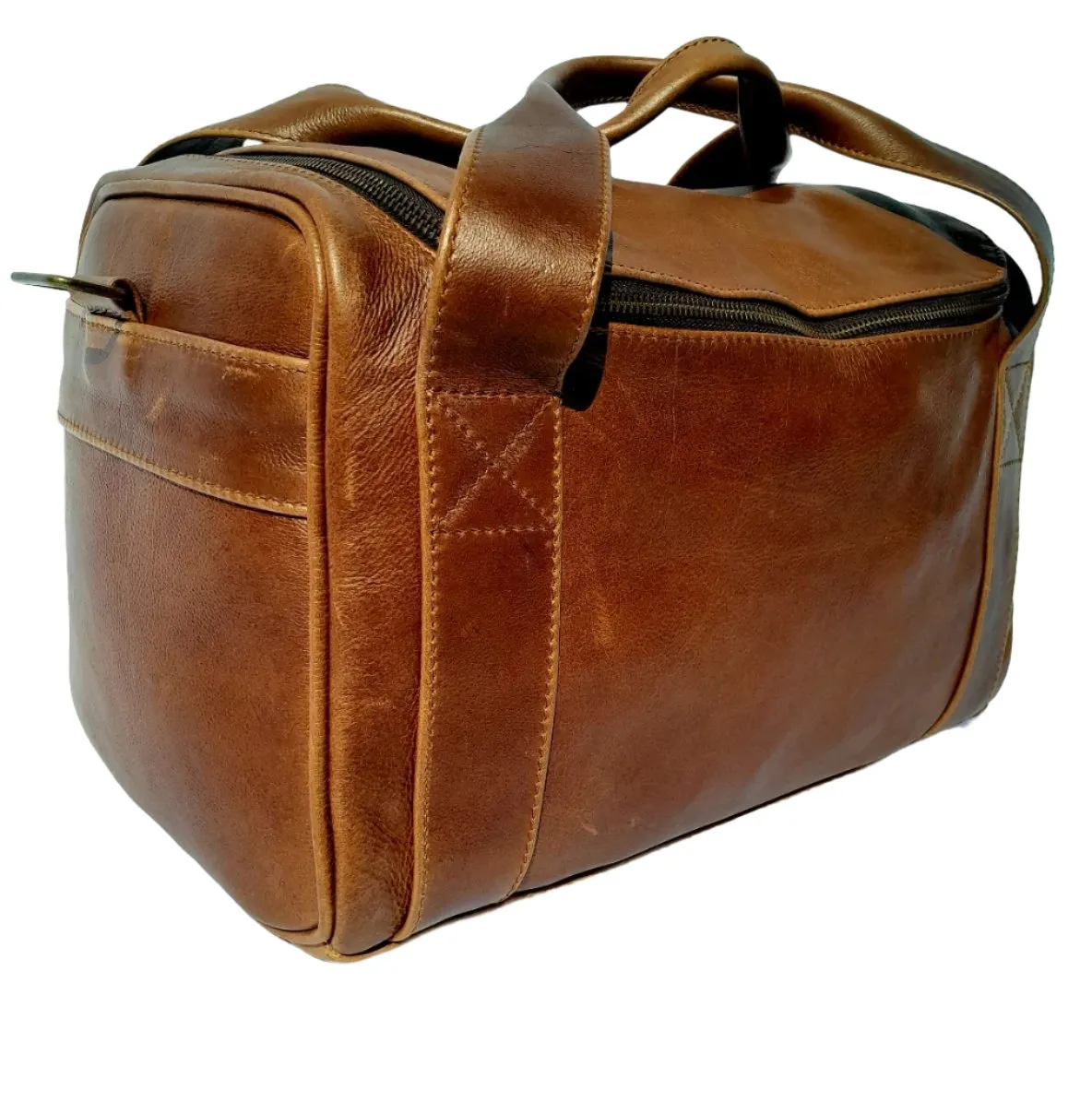 Masai leather Gym bag