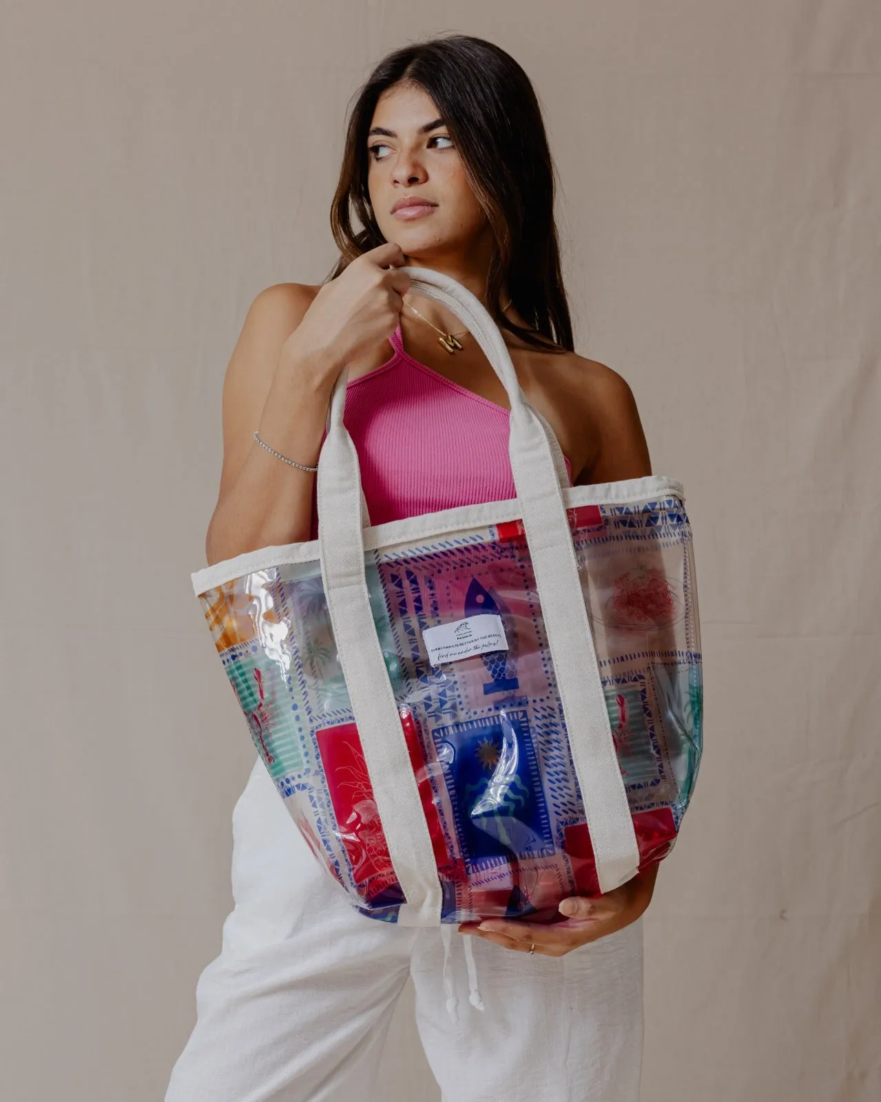 Mediterranean Dream Plastic Tote