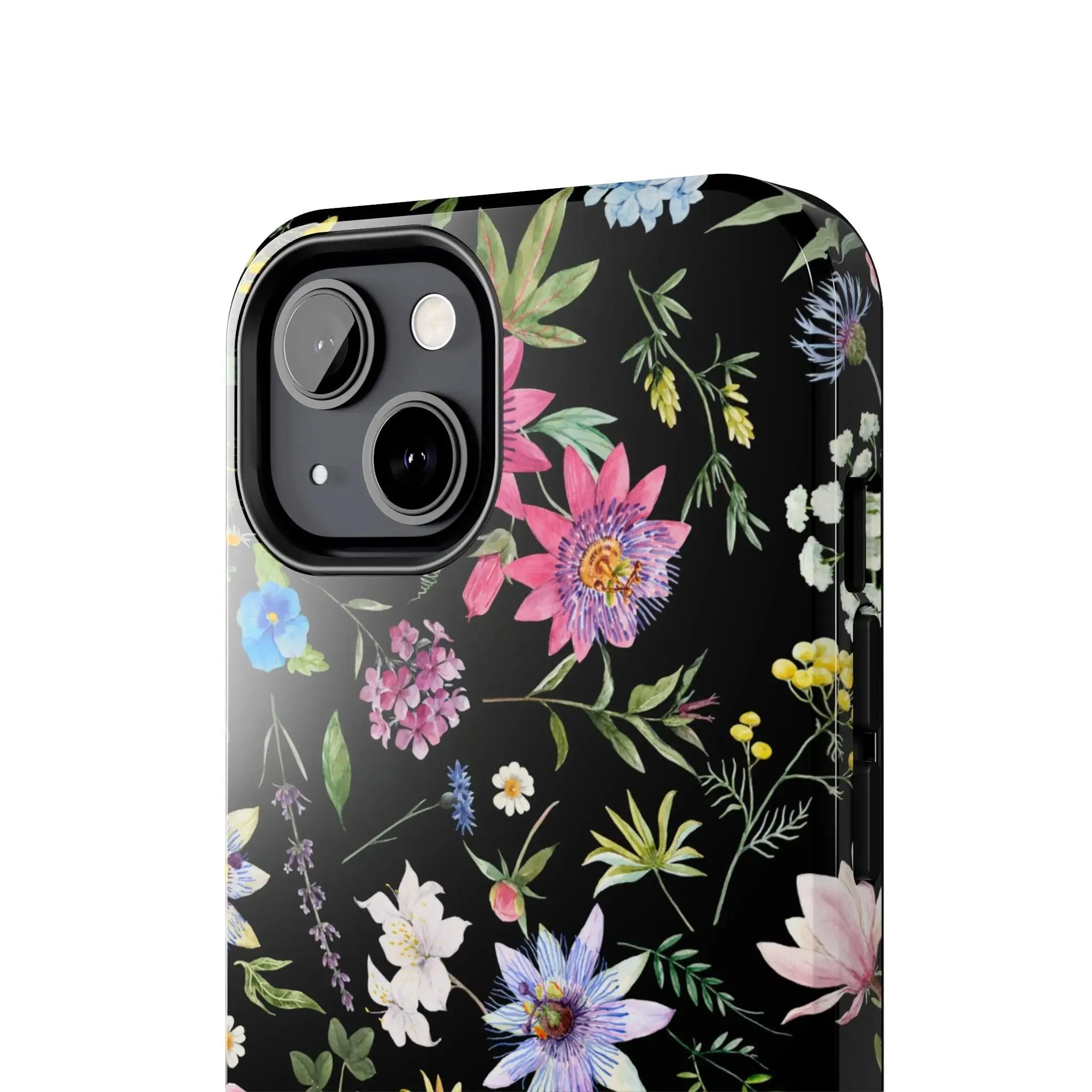 Midnight Blossoms | Black Flower Case