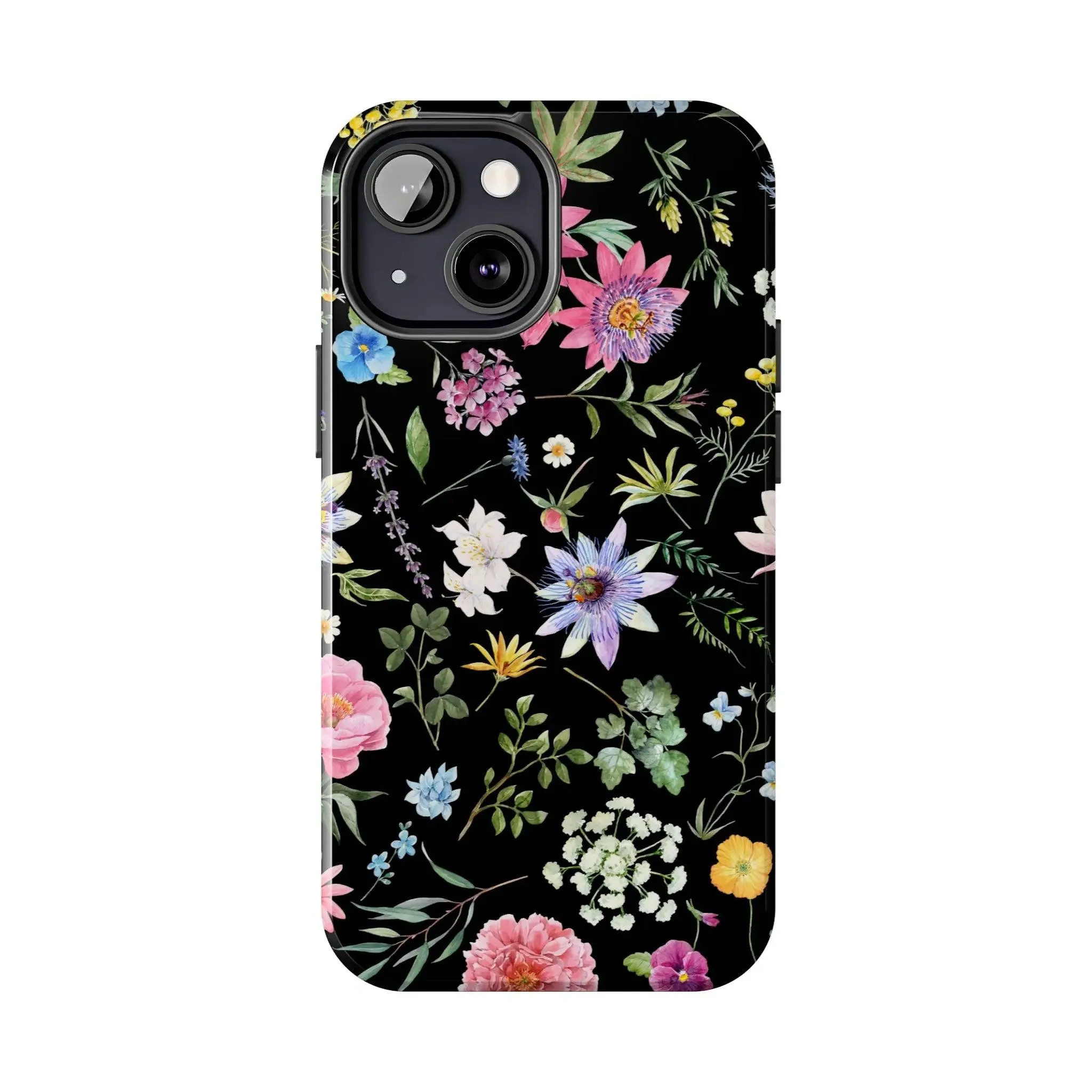 Midnight Blossoms | Black Flower Case