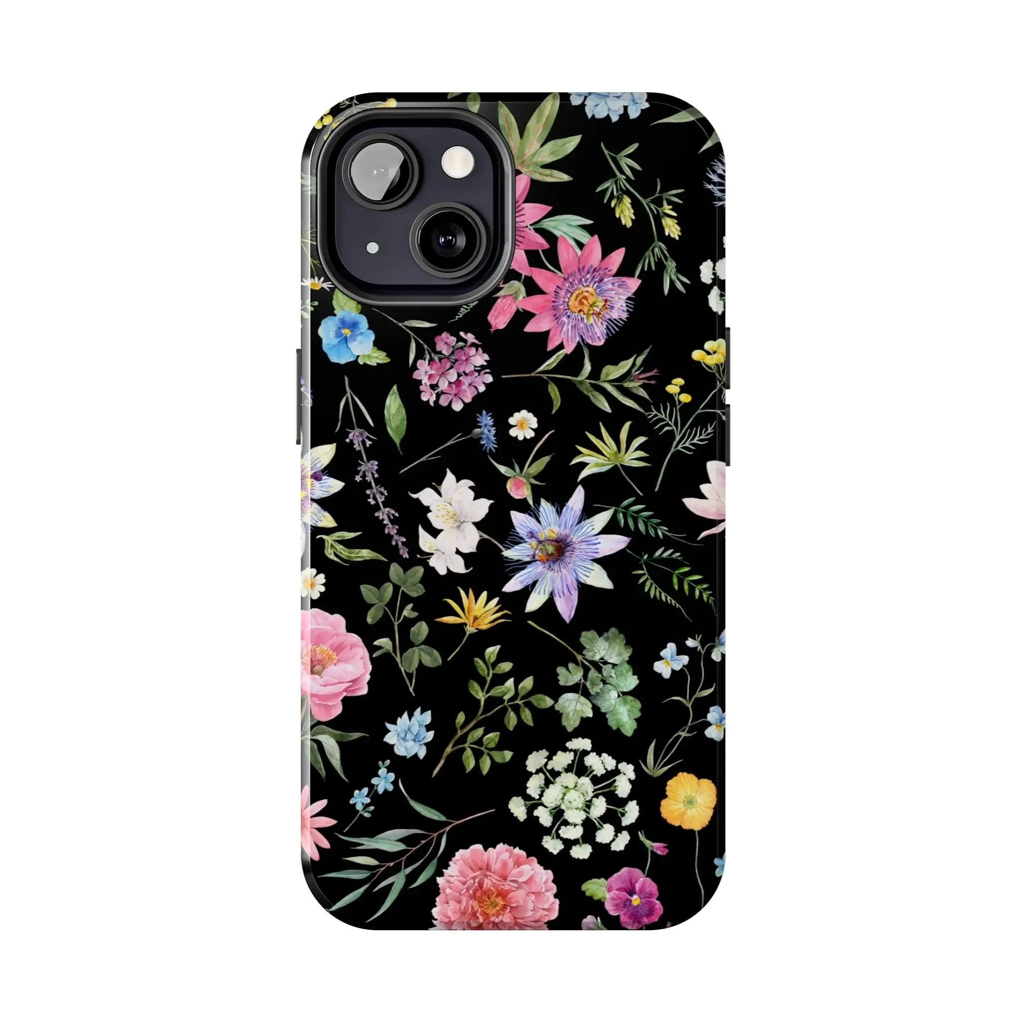 Midnight Blossoms | Black Flower Case