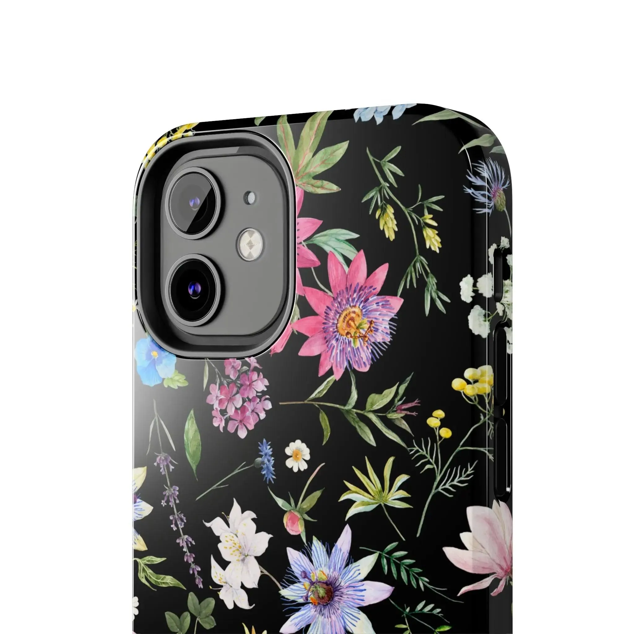 Midnight Blossoms | Black Flower Case