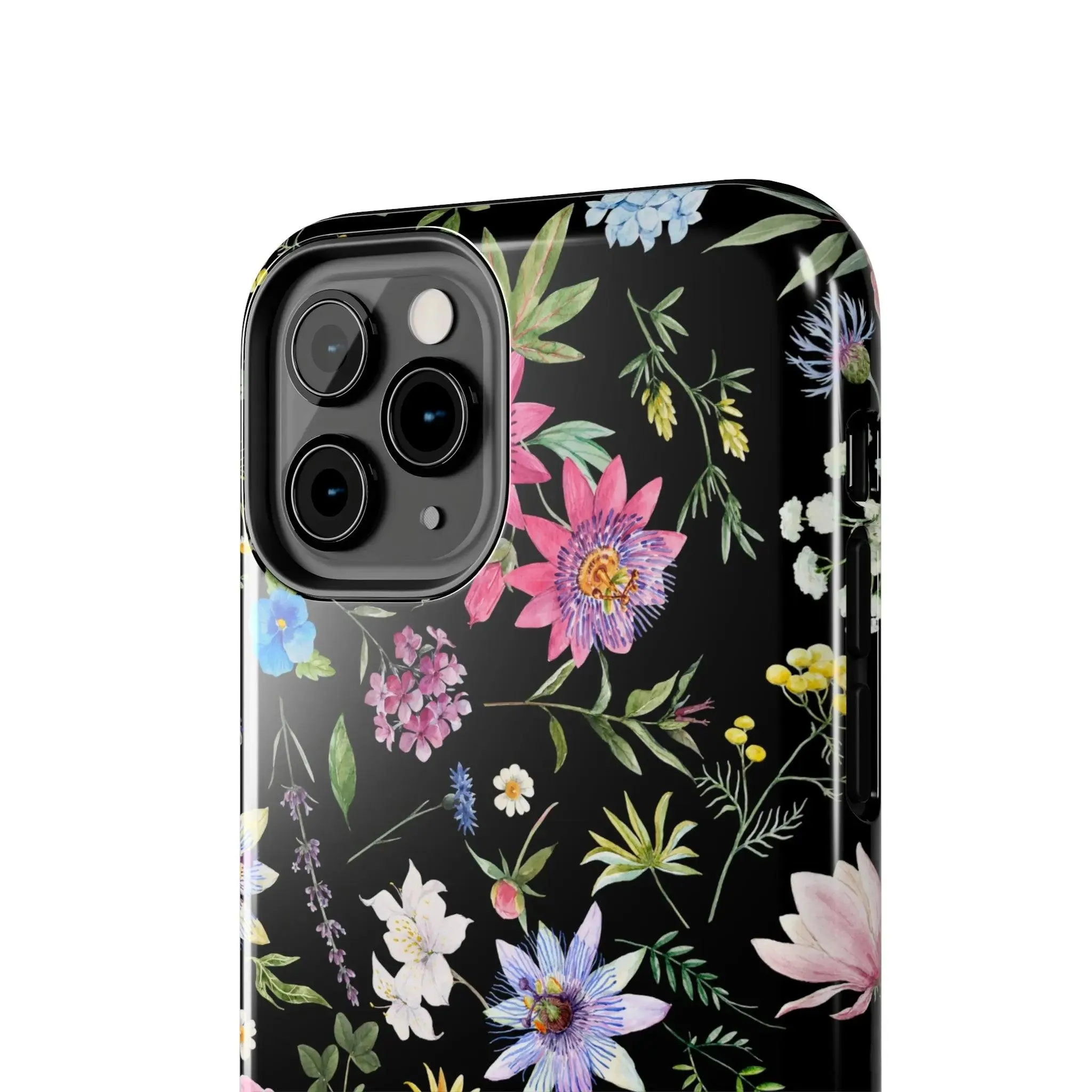 Midnight Blossoms | Black Flower Case