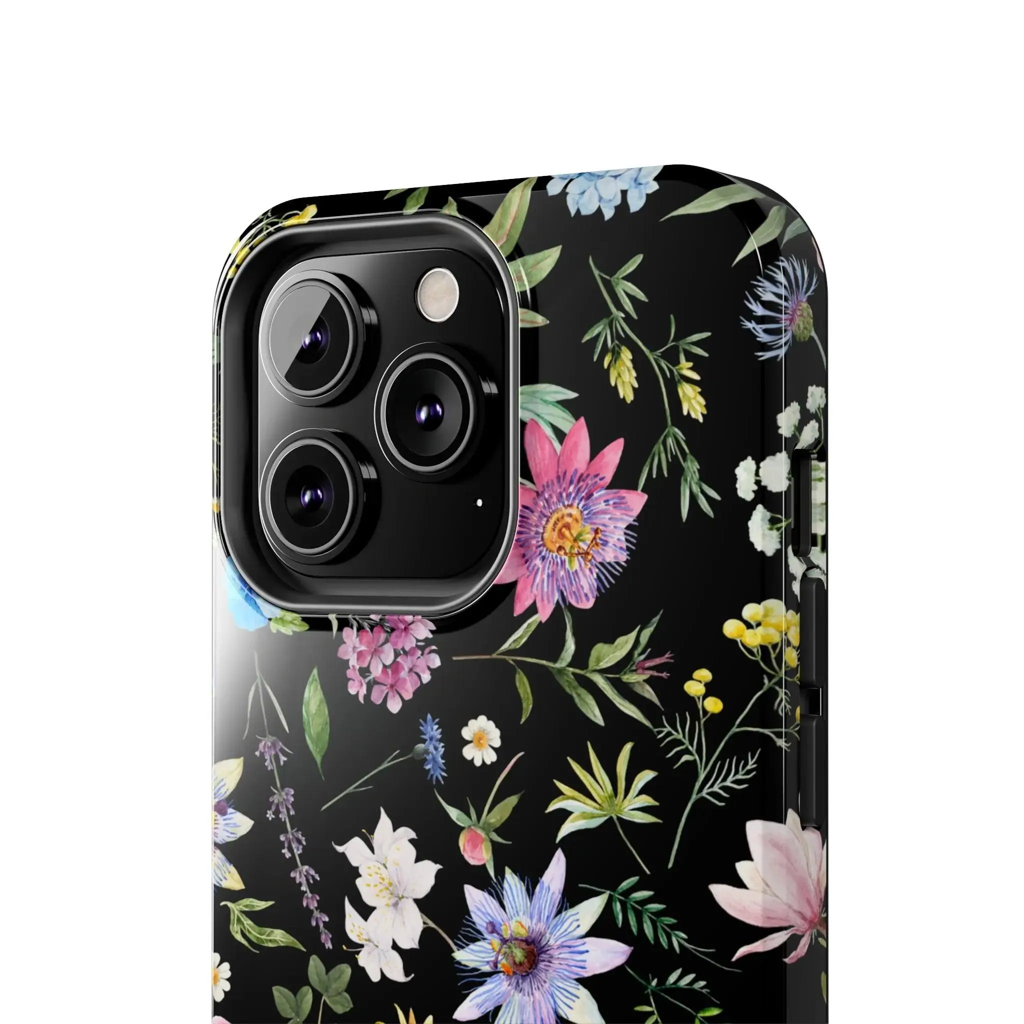 Midnight Blossoms | Black Flower Case