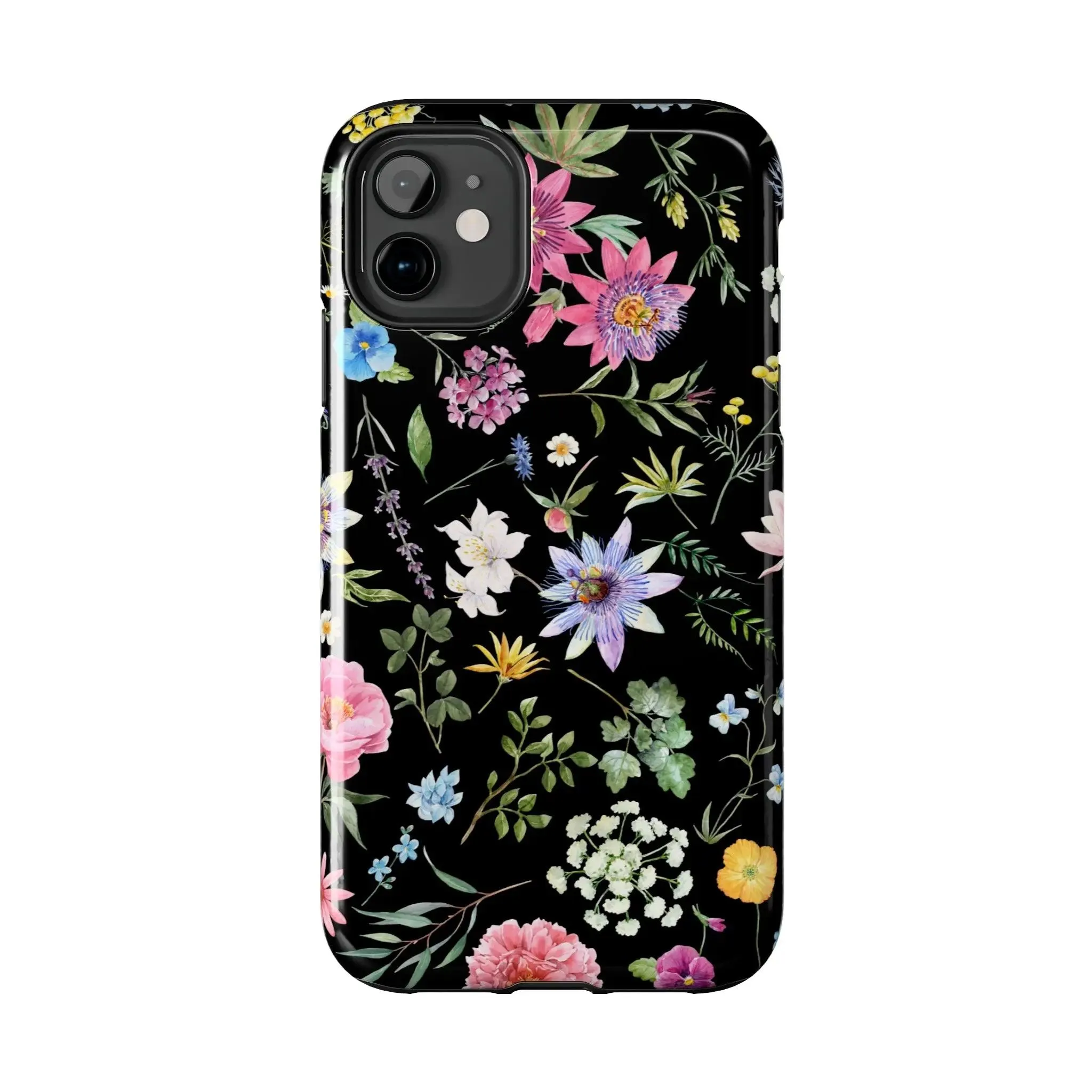 Midnight Blossoms | Black Flower Case