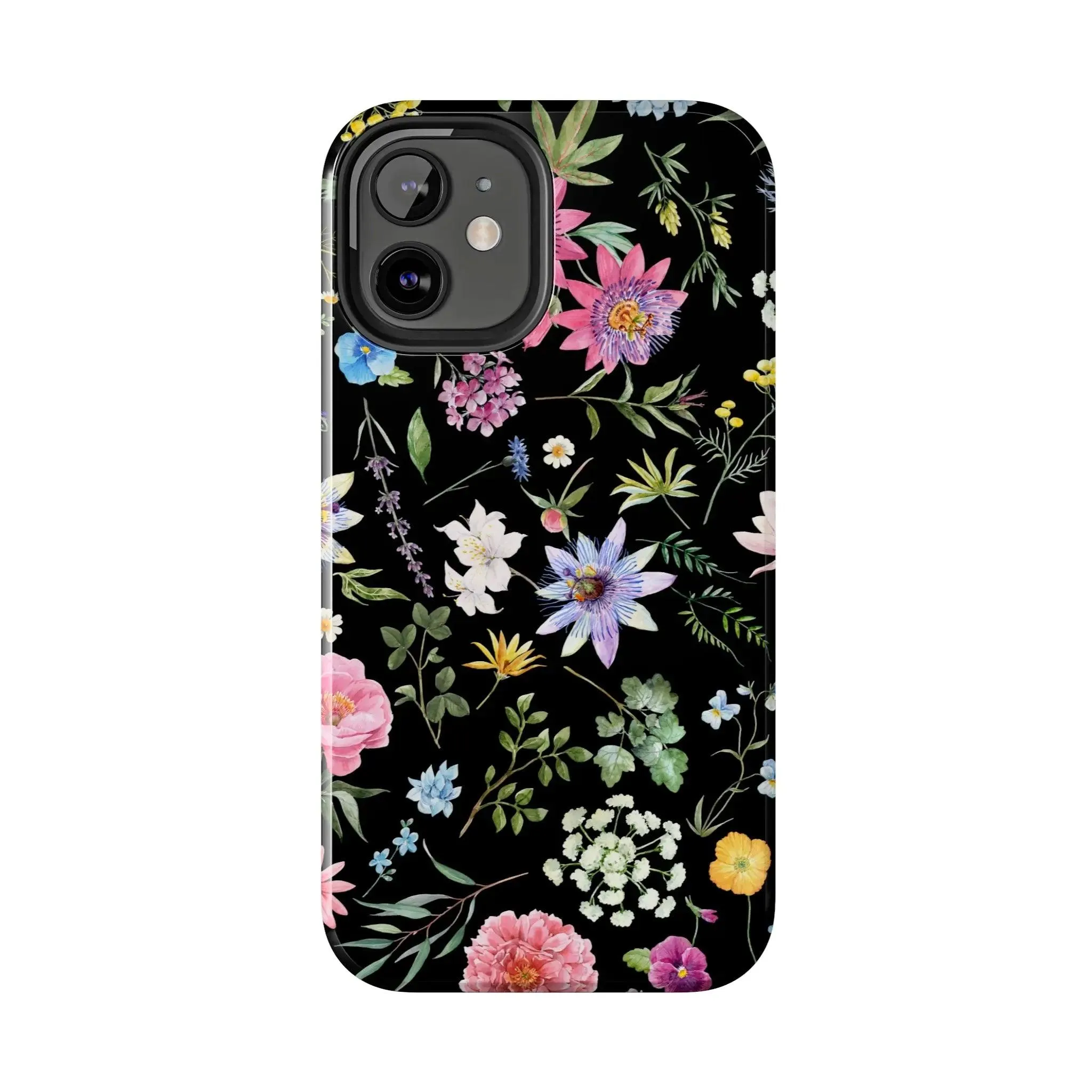 Midnight Blossoms | Black Flower Case