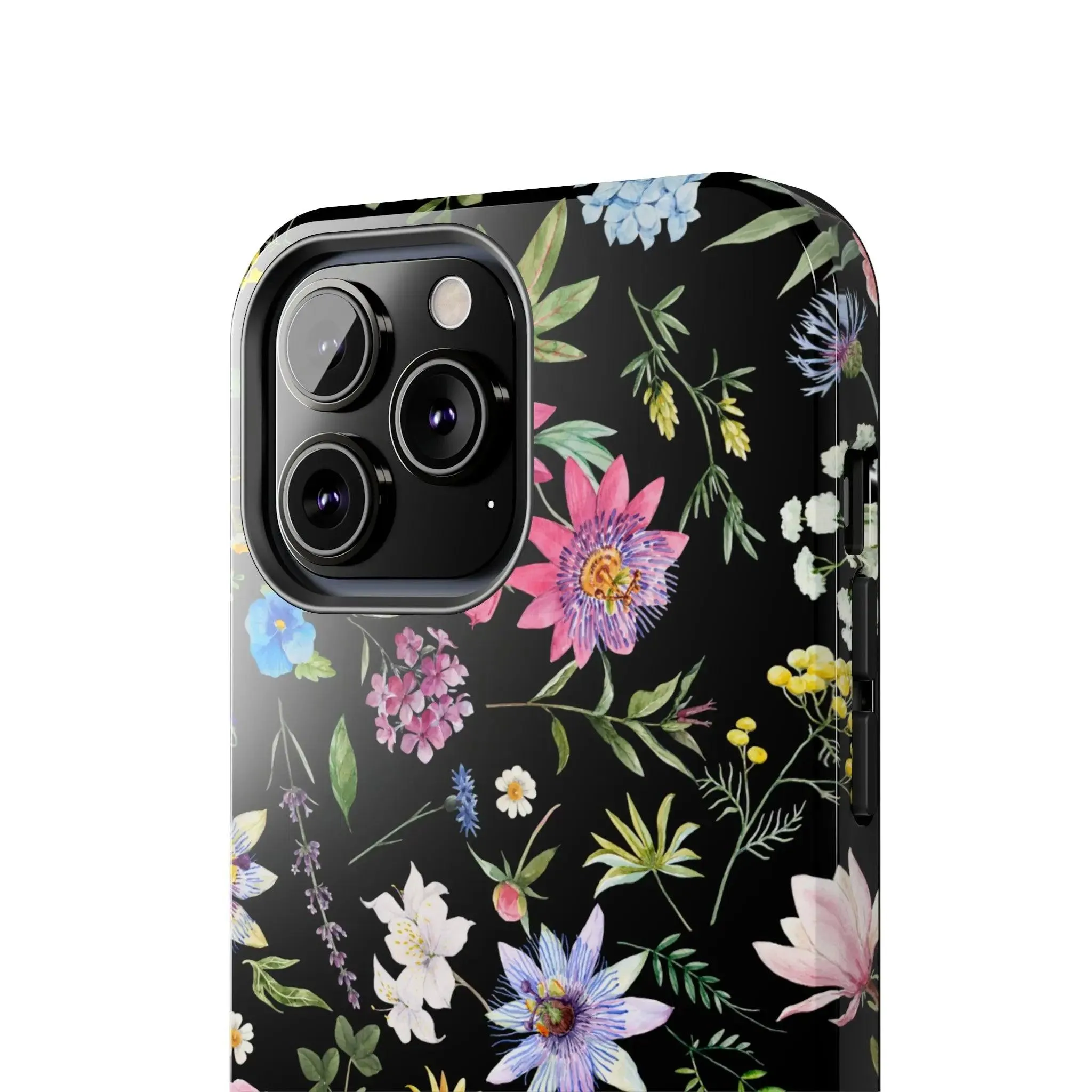 Midnight Blossoms | Black Flower Case