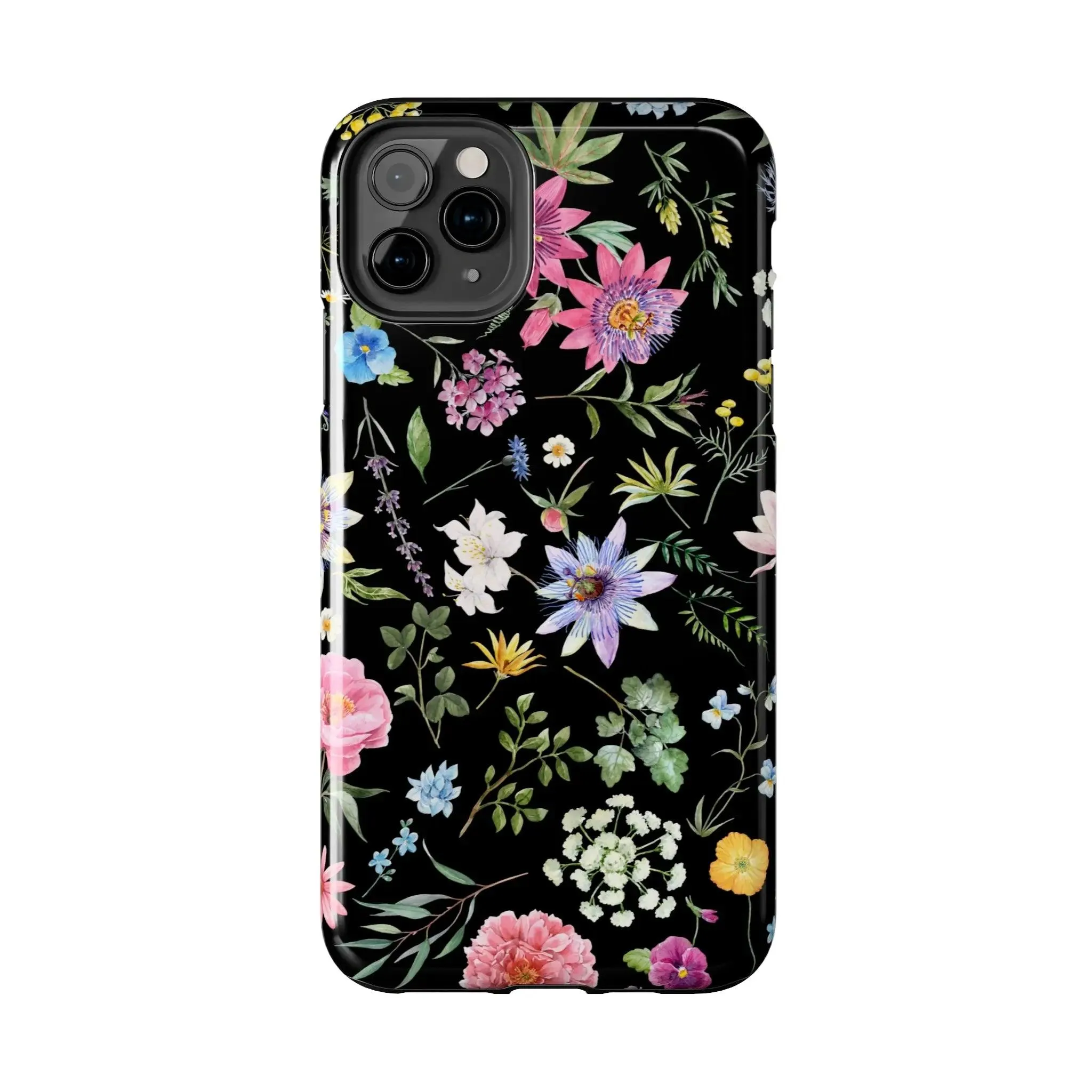 Midnight Blossoms | Black Flower Case