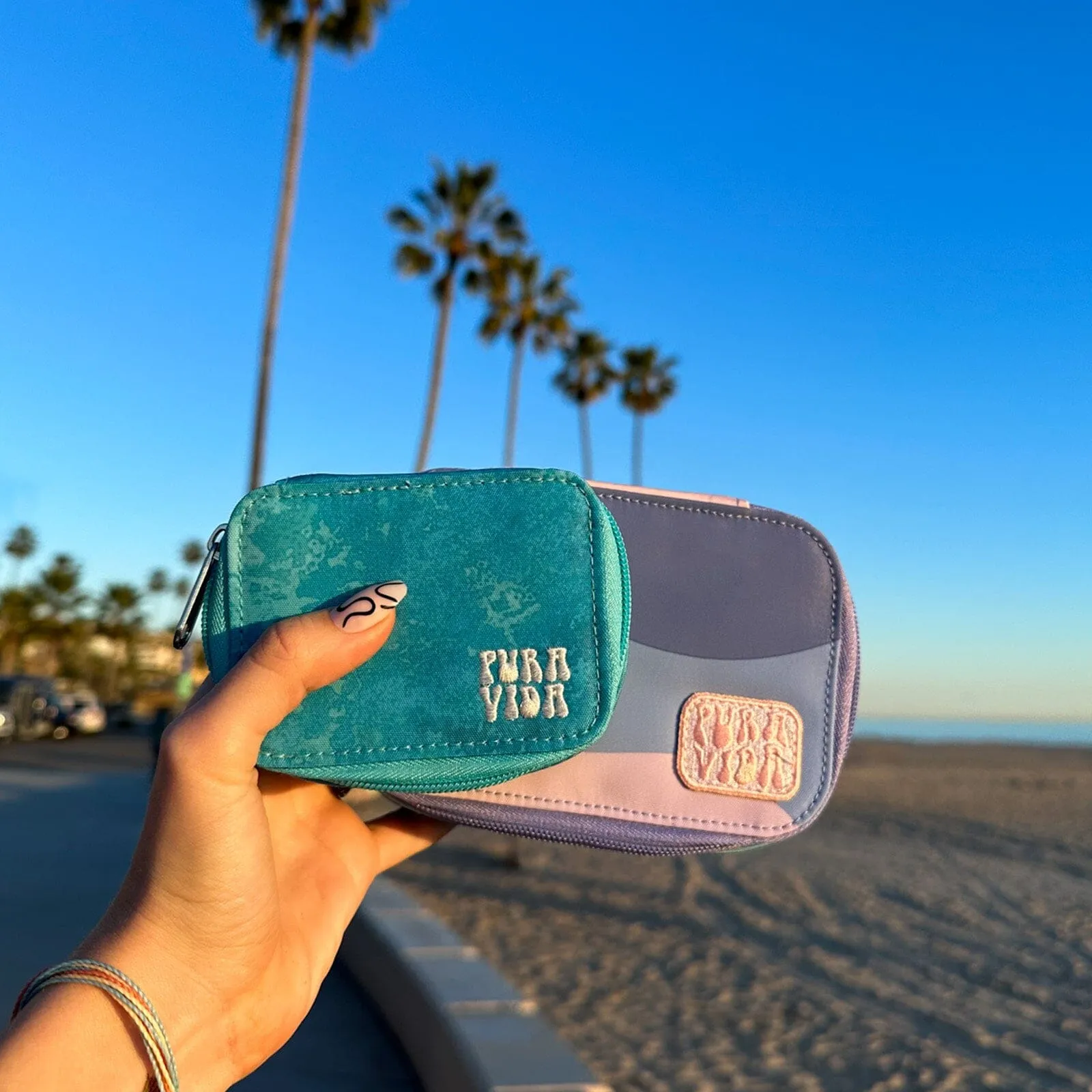 Mini Ocean Vibe Tie Dye Jewelry Case