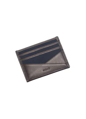 M/S CARDHOLDER | Navy/Dark Brown