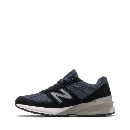 NEW BALANCE SNEAKERS M990NV5 MESH BLU-ARGENTO