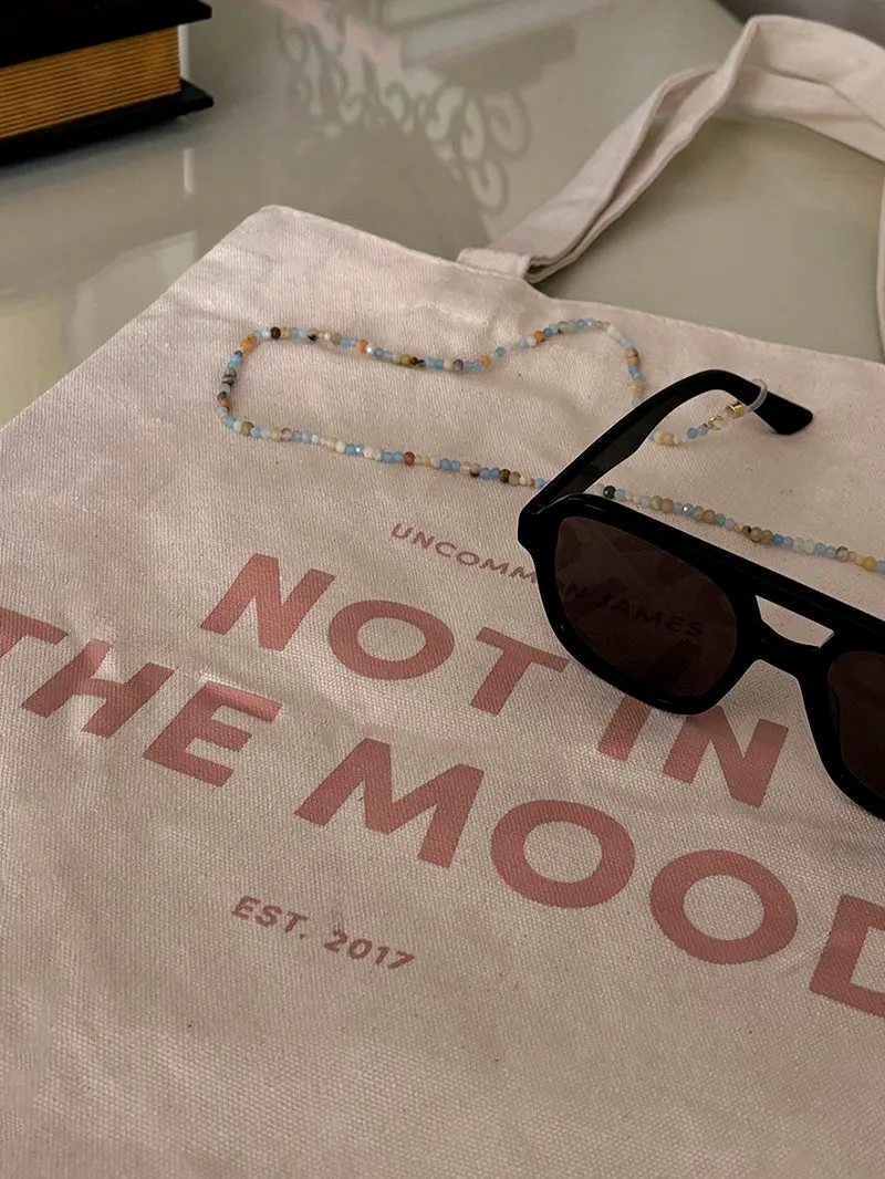 Not In The Mood Canvas Tote Bag