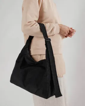 Nylon Shoulder Bag Black