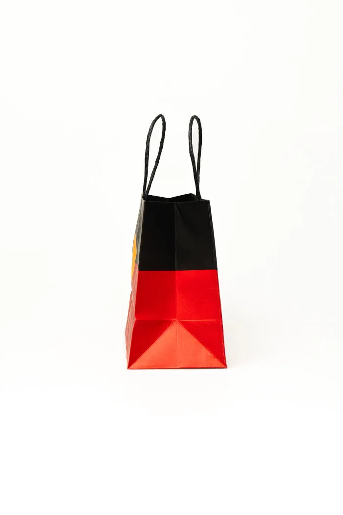 "Raise The Flag" Aboriginal Flag Small Gift Bag