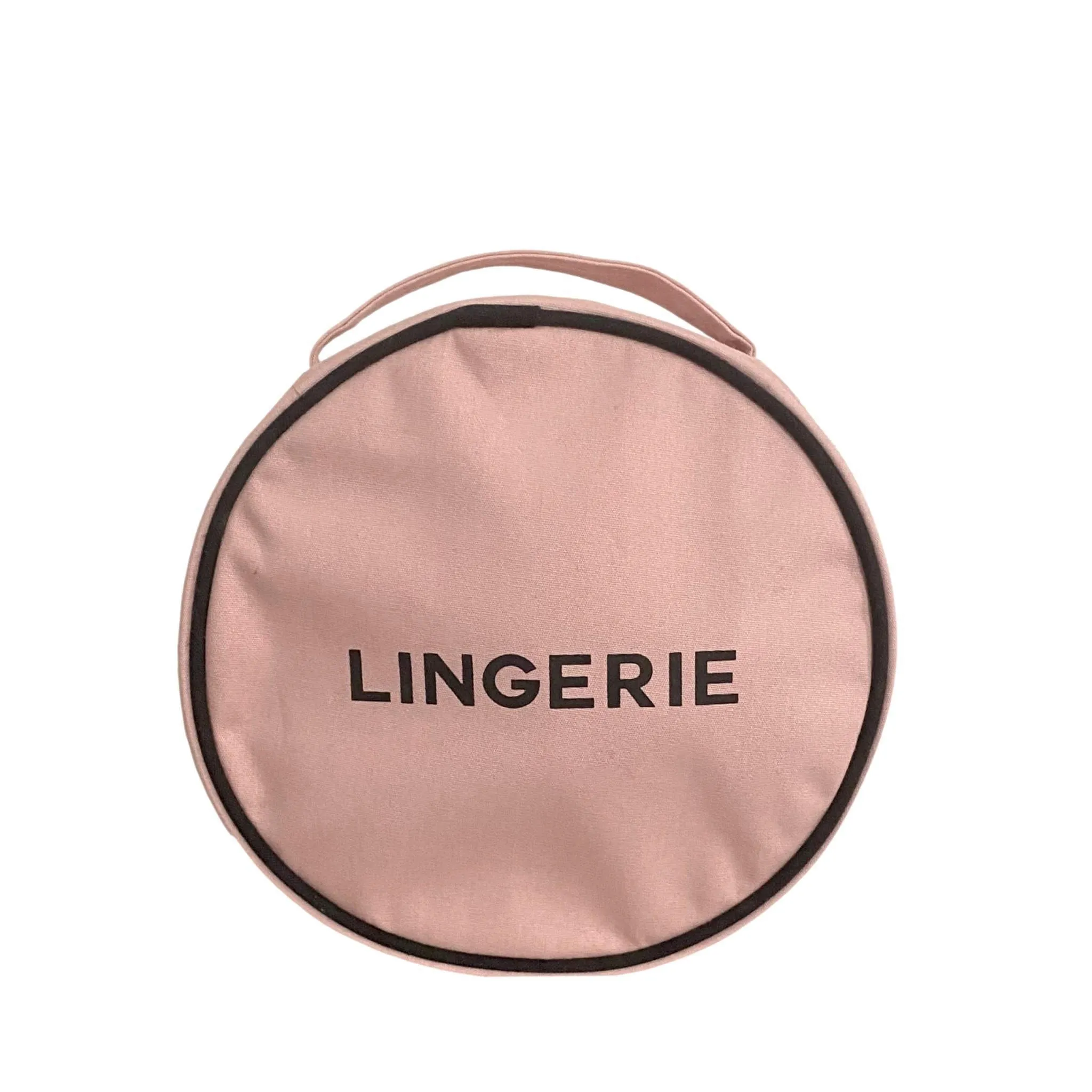 Round Lingerie Case, Pink/Blush