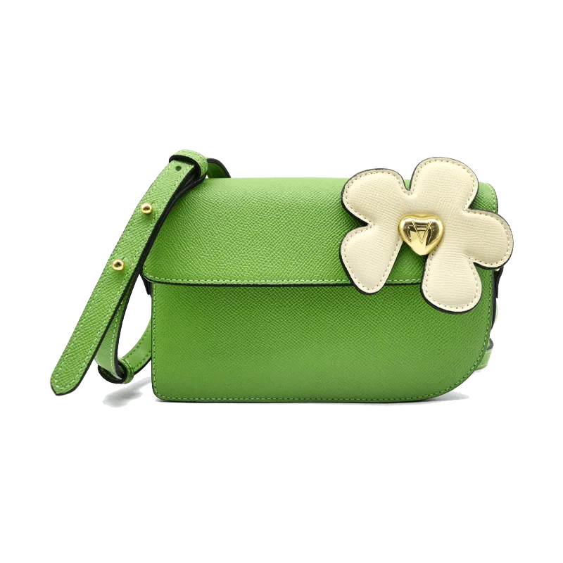 Sahi Little Flower Canna Crossbody Leather Bag