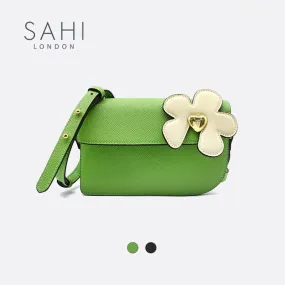 Sahi Little Flower Canna Crossbody Leather Bag