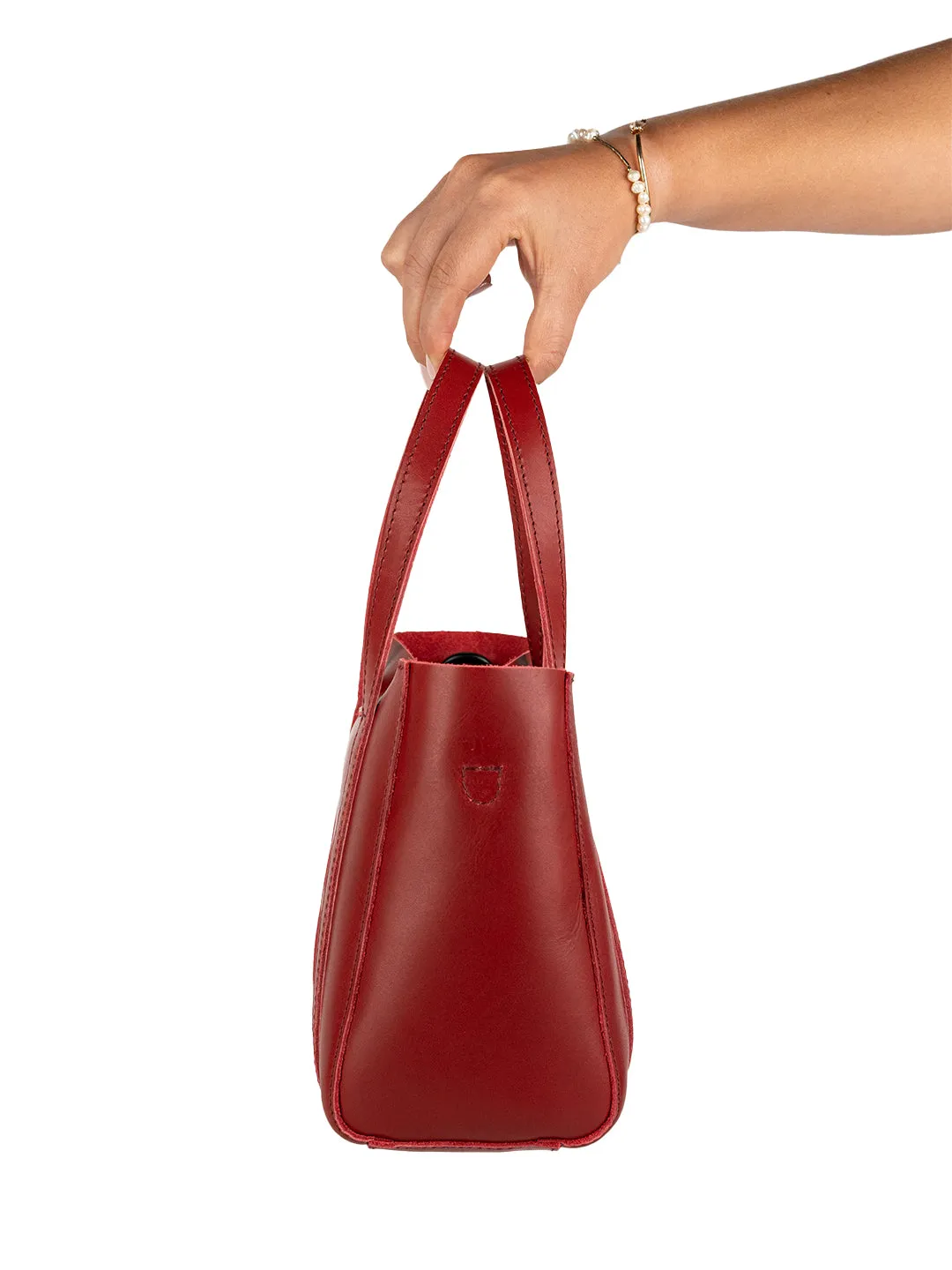 Sandra Leather Mini Tote