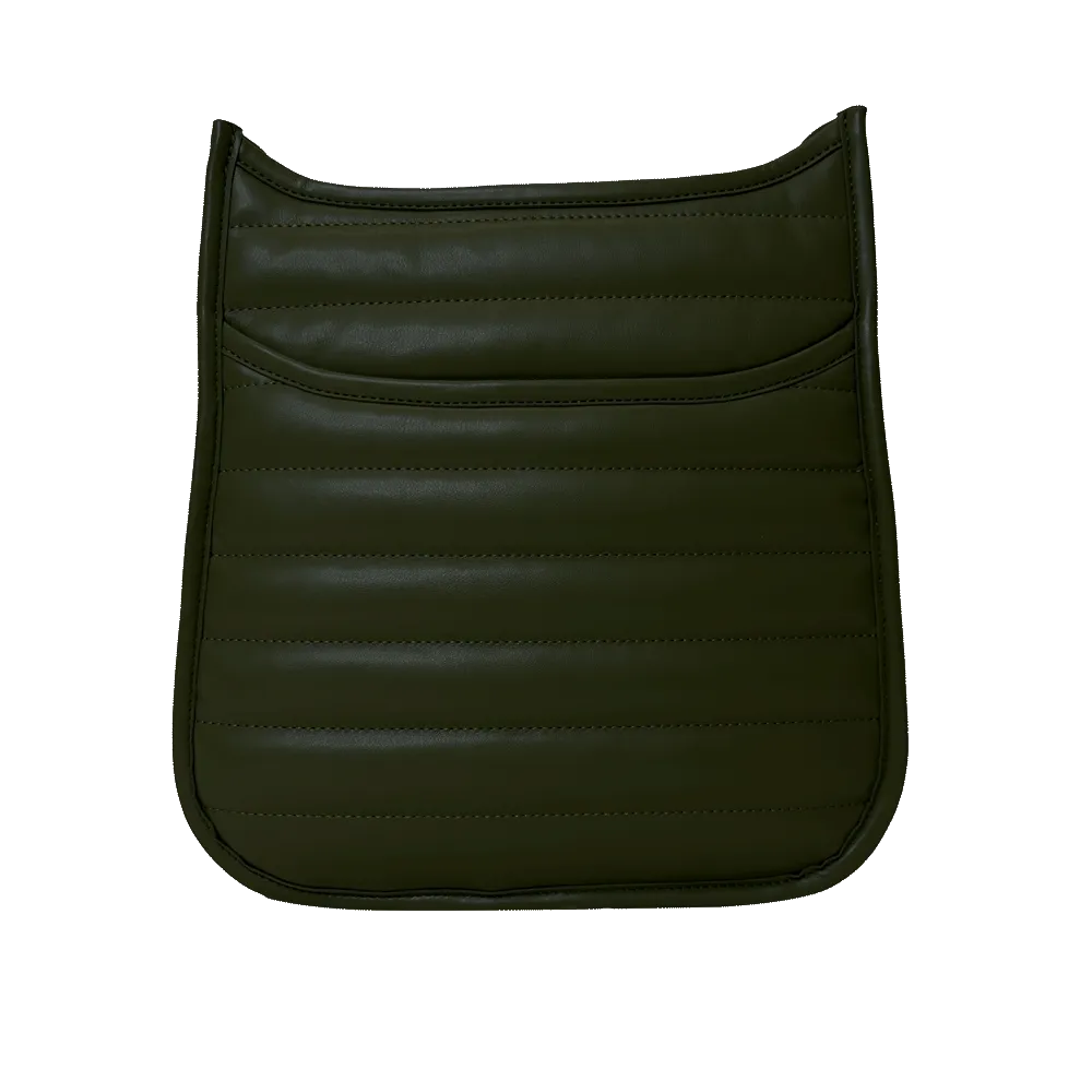 Sarah Quilted Faux Leather Messenger