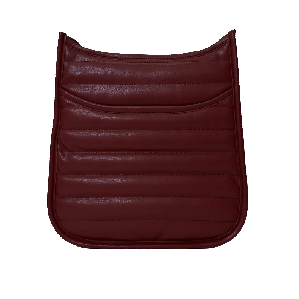 Sarah Quilted Faux Leather Messenger