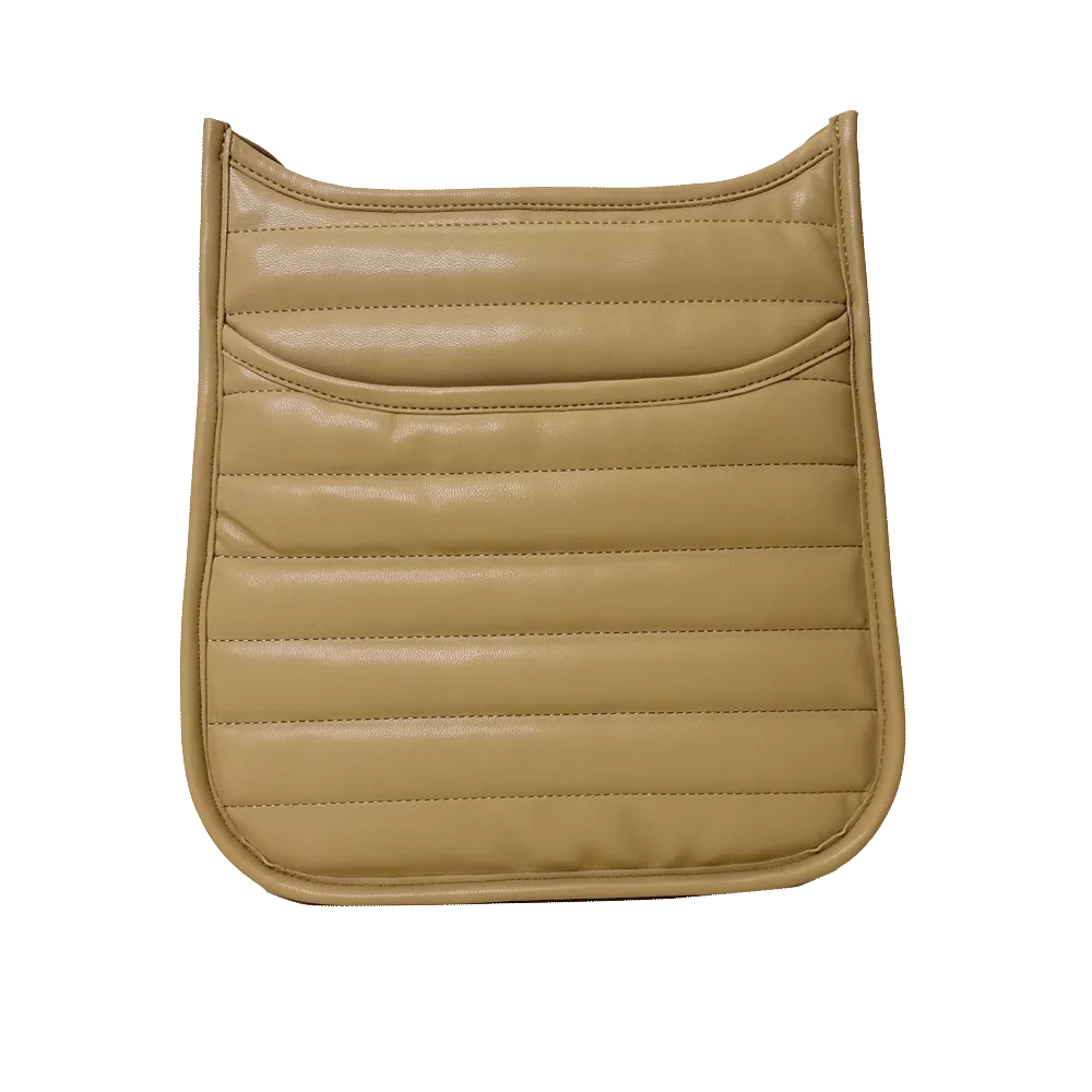 Sarah Quilted Faux Leather Messenger