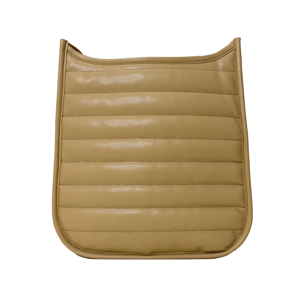 Sarah Quilted Faux Leather Messenger