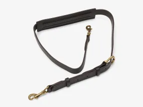 Shoulder Strap - Dark brown/Brass