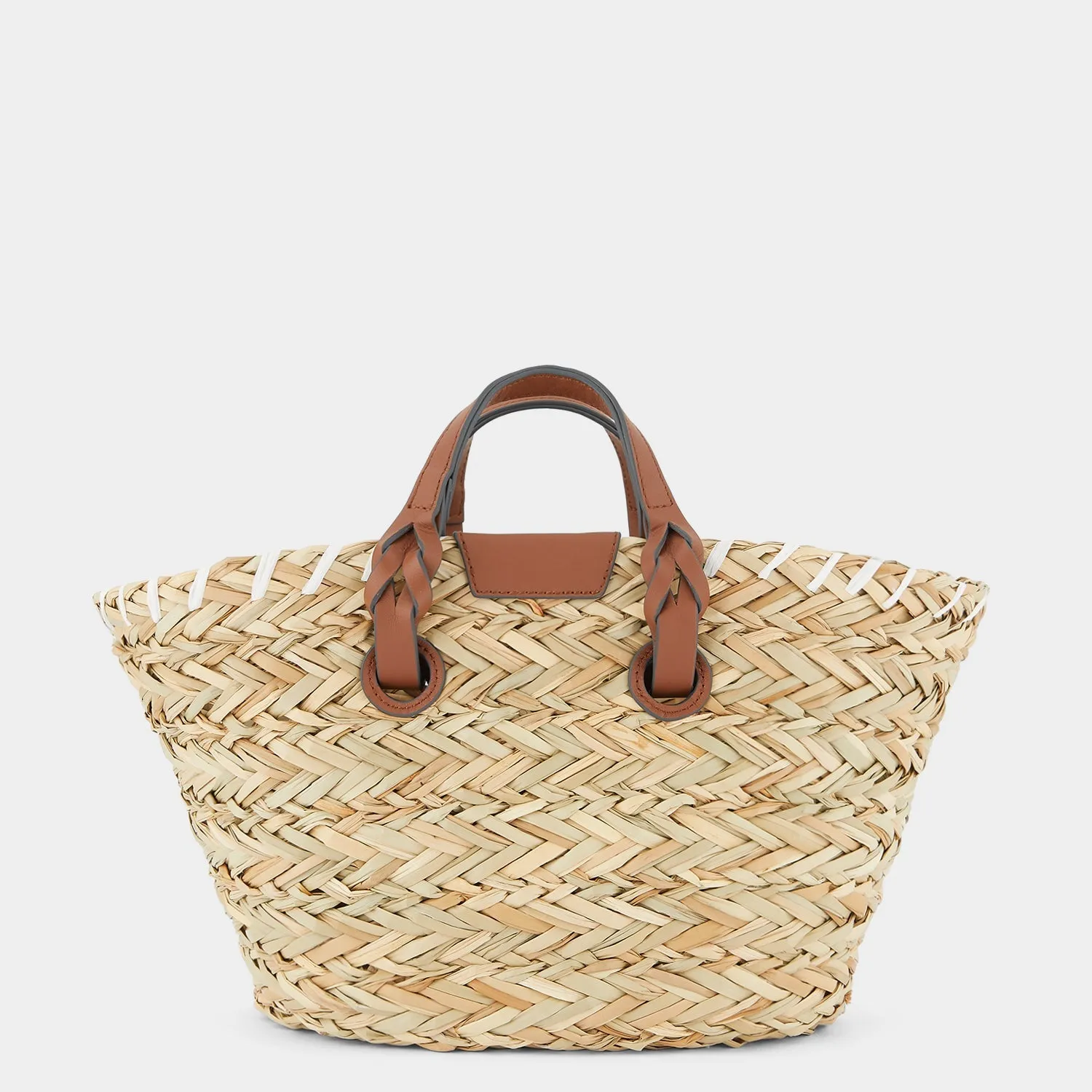 Small Paper Eyes Basket Bag