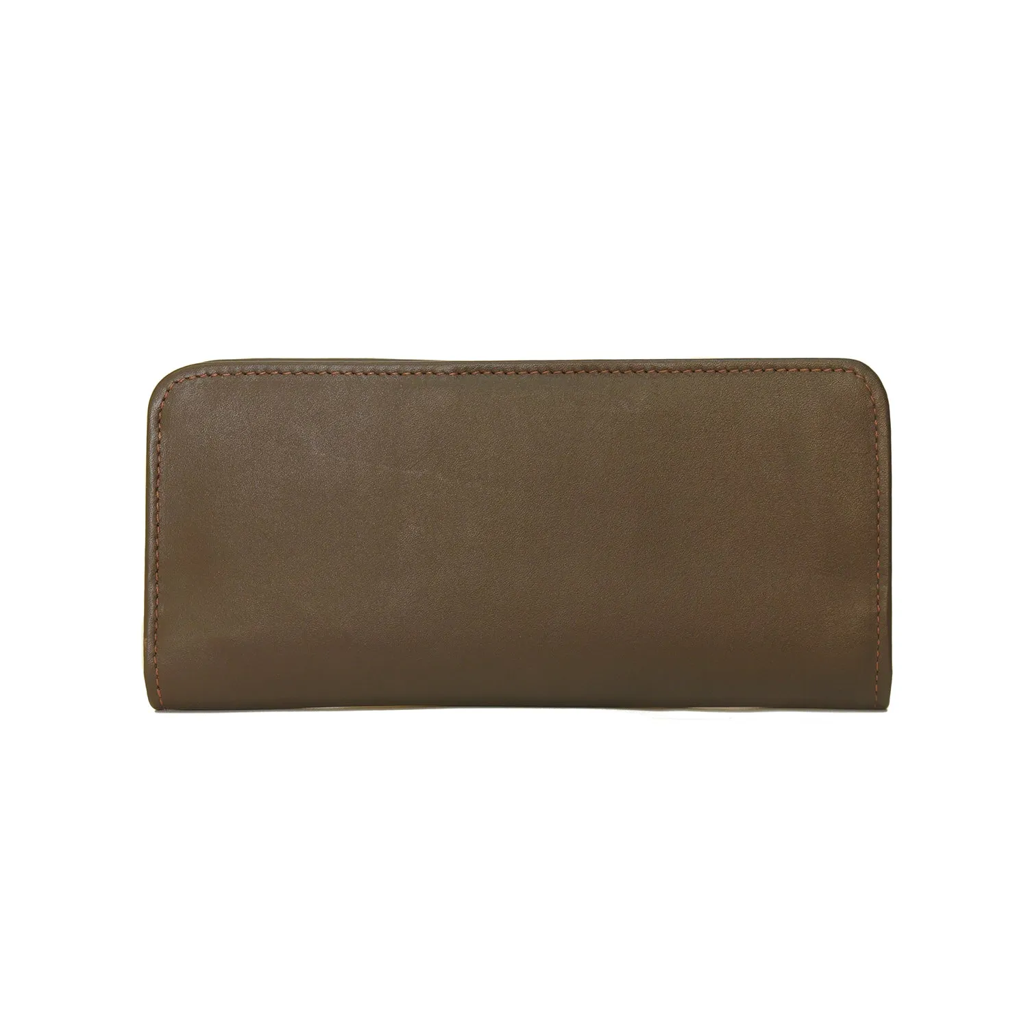 smart leather wallet Chocolate brown