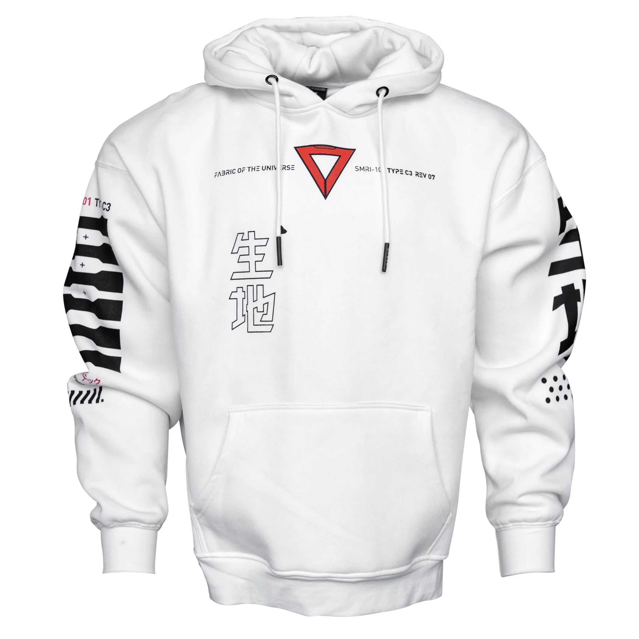 SMRI-101 RD White Hoodie