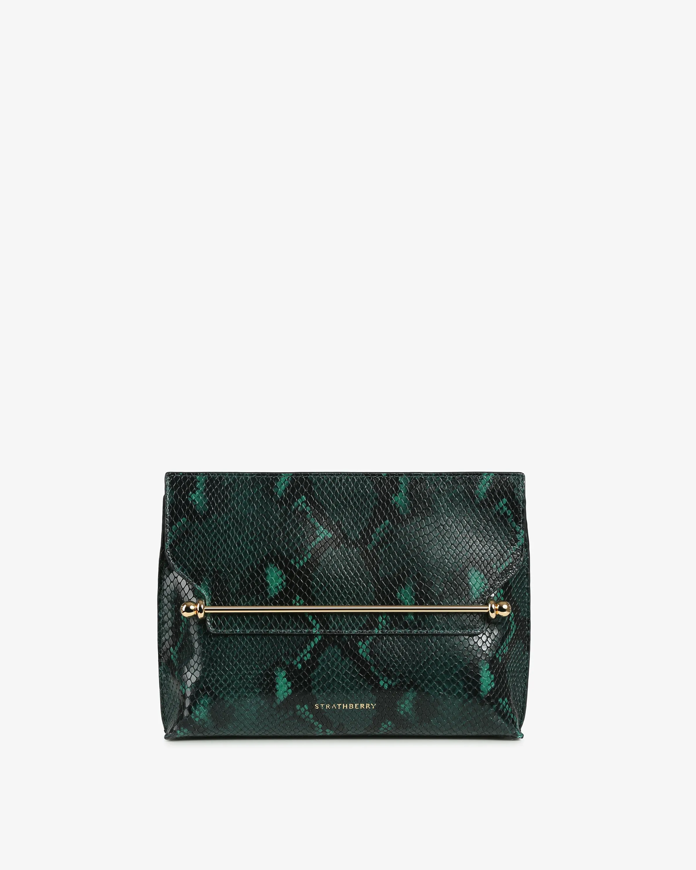 Stylist - Embossed Snake Bottle Green