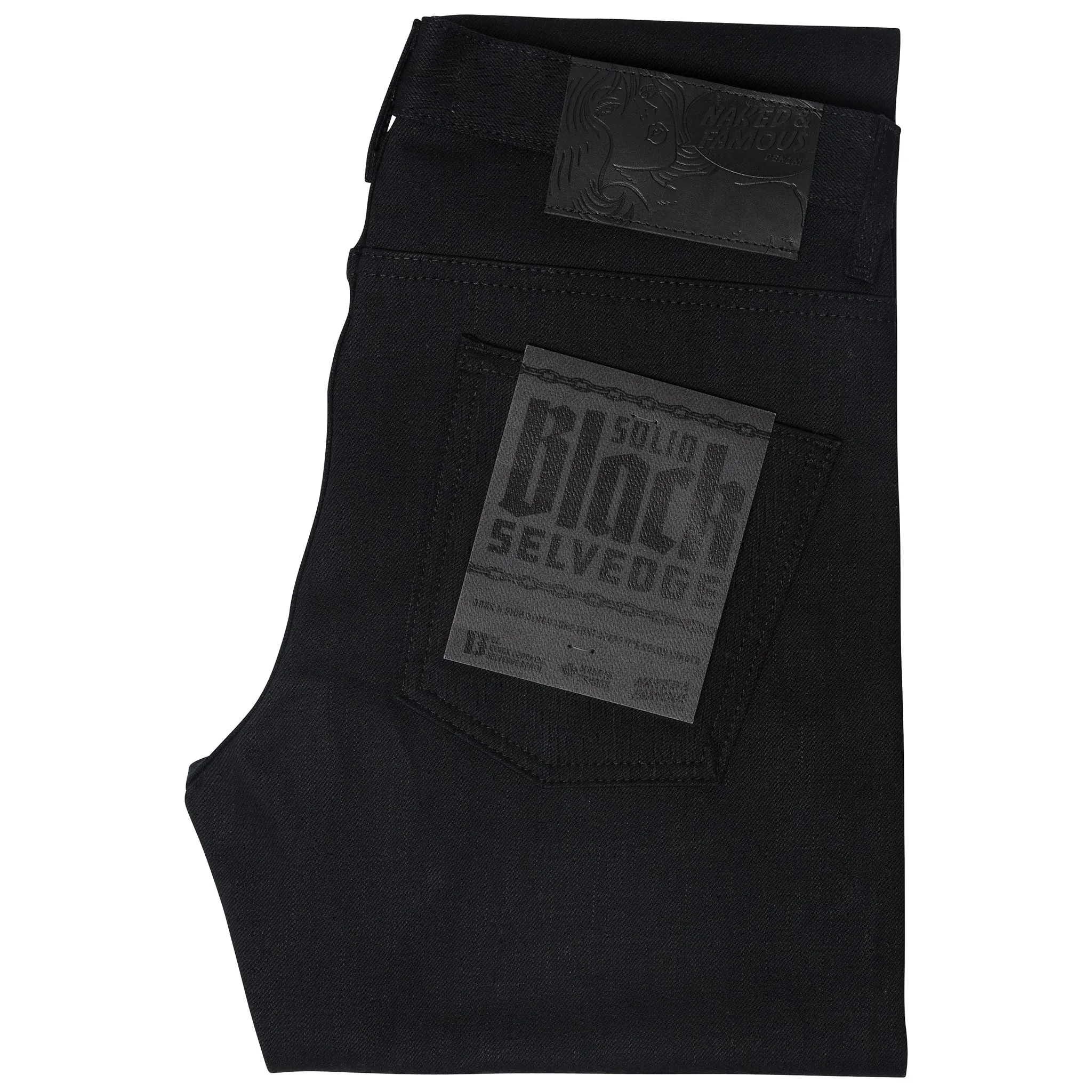 Super Guy - Solid Black Selvedge