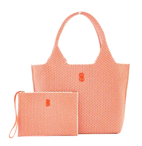 Sutton City Tote - Orange Diamond - Large