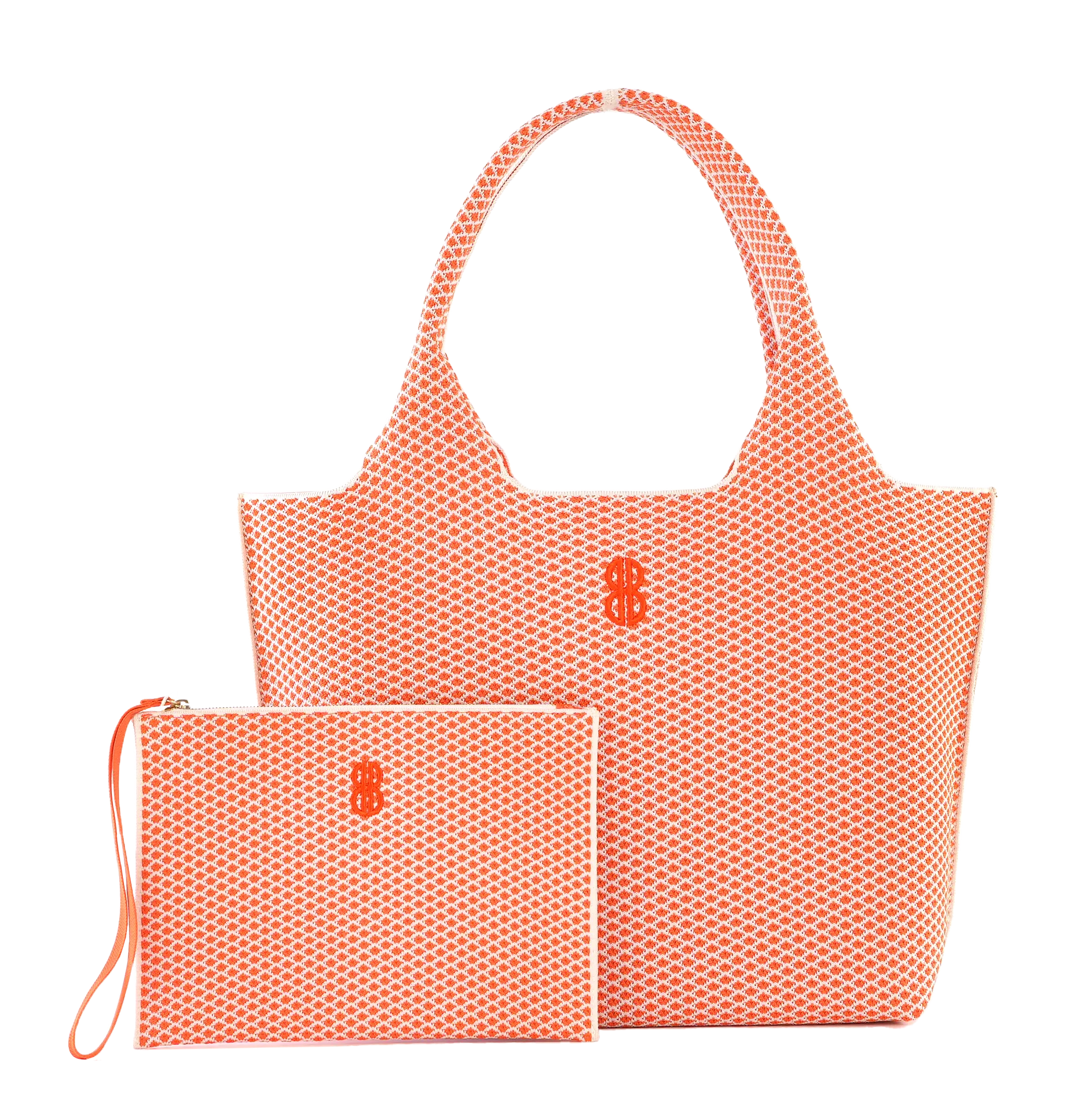 Sutton City Tote - Orange Diamond - Large