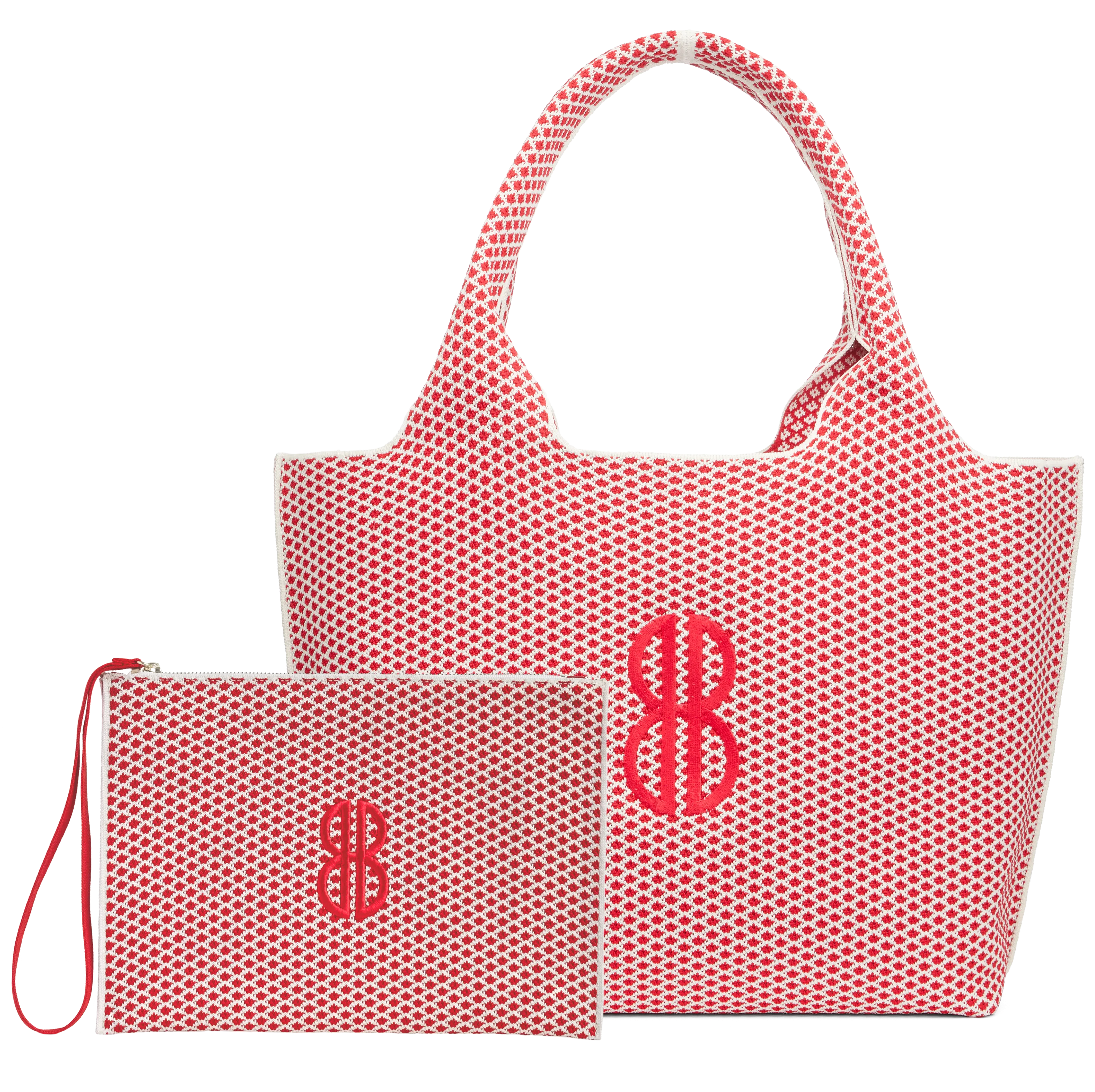 Sutton City Tote - Red Diamond Monogram - Large