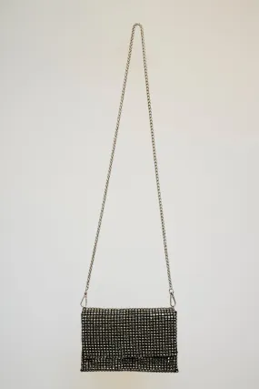 The Metallic Clutch in Black