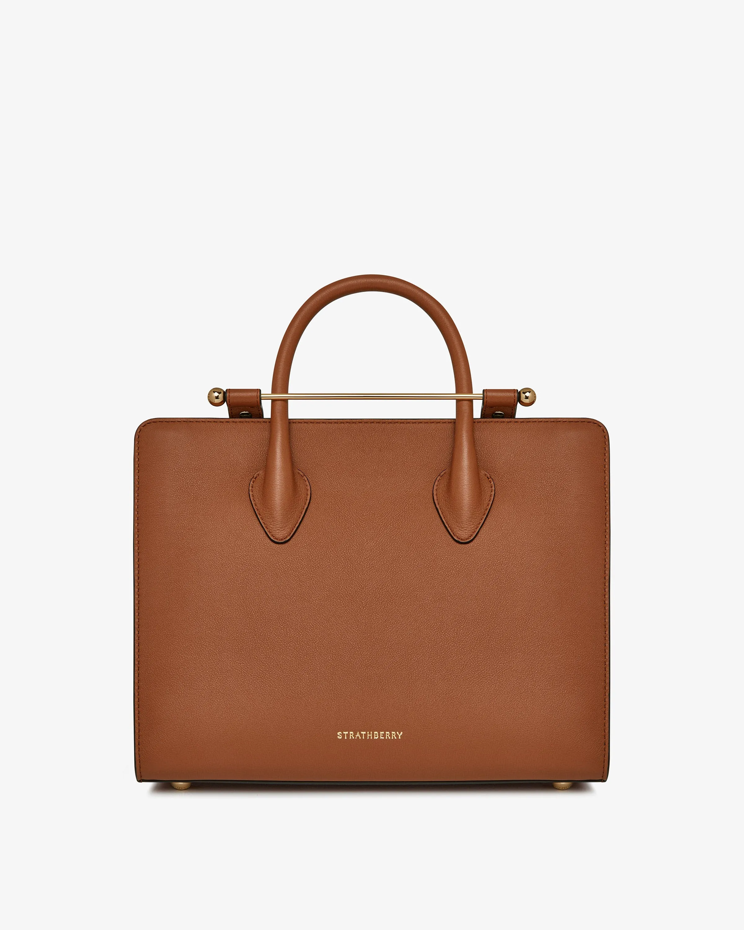 The Strathberry Midi Tote - Chestnut