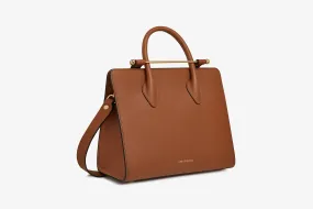 The Strathberry Midi Tote - Chestnut