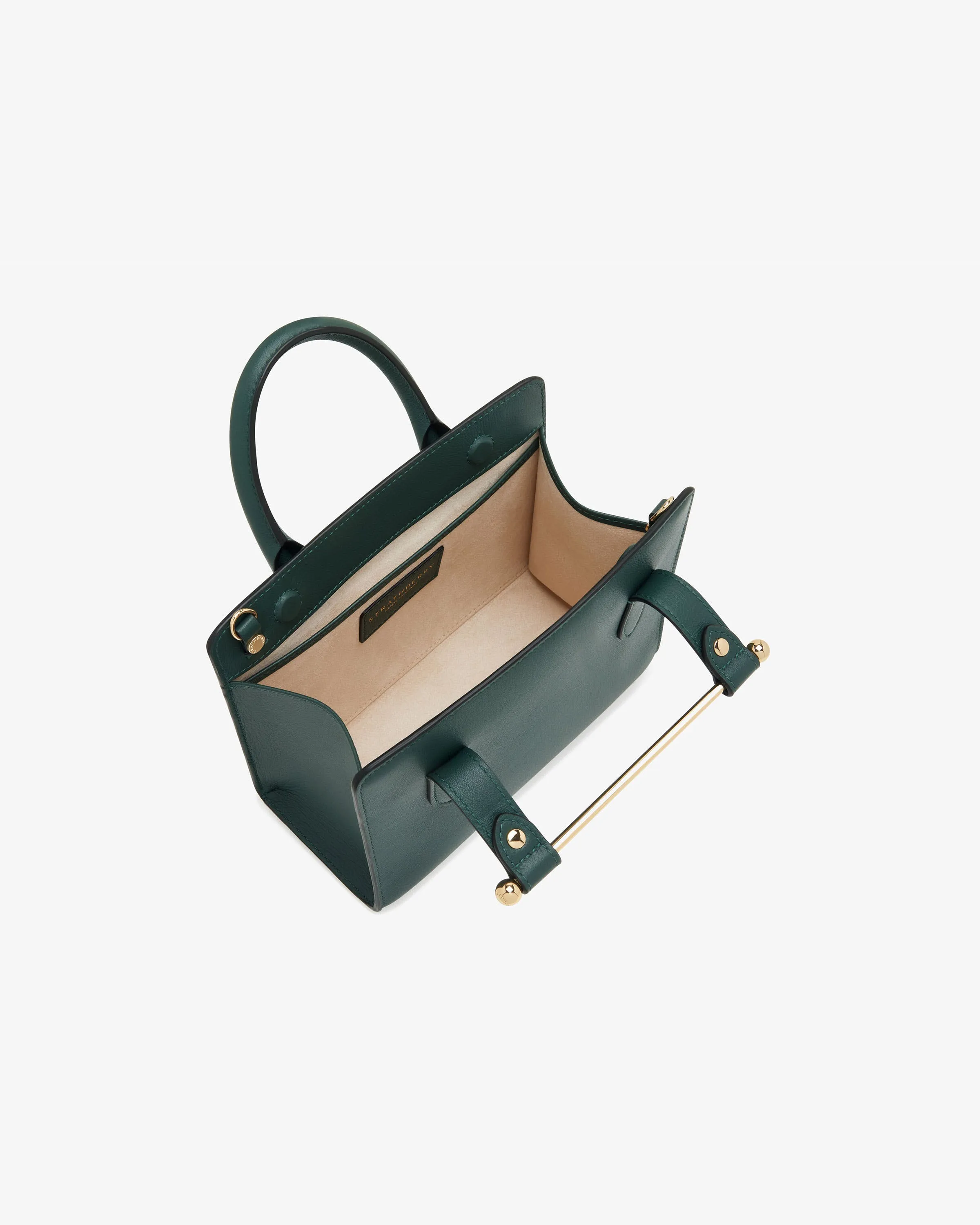 The Strathberry Mini Tote - Bottle Green