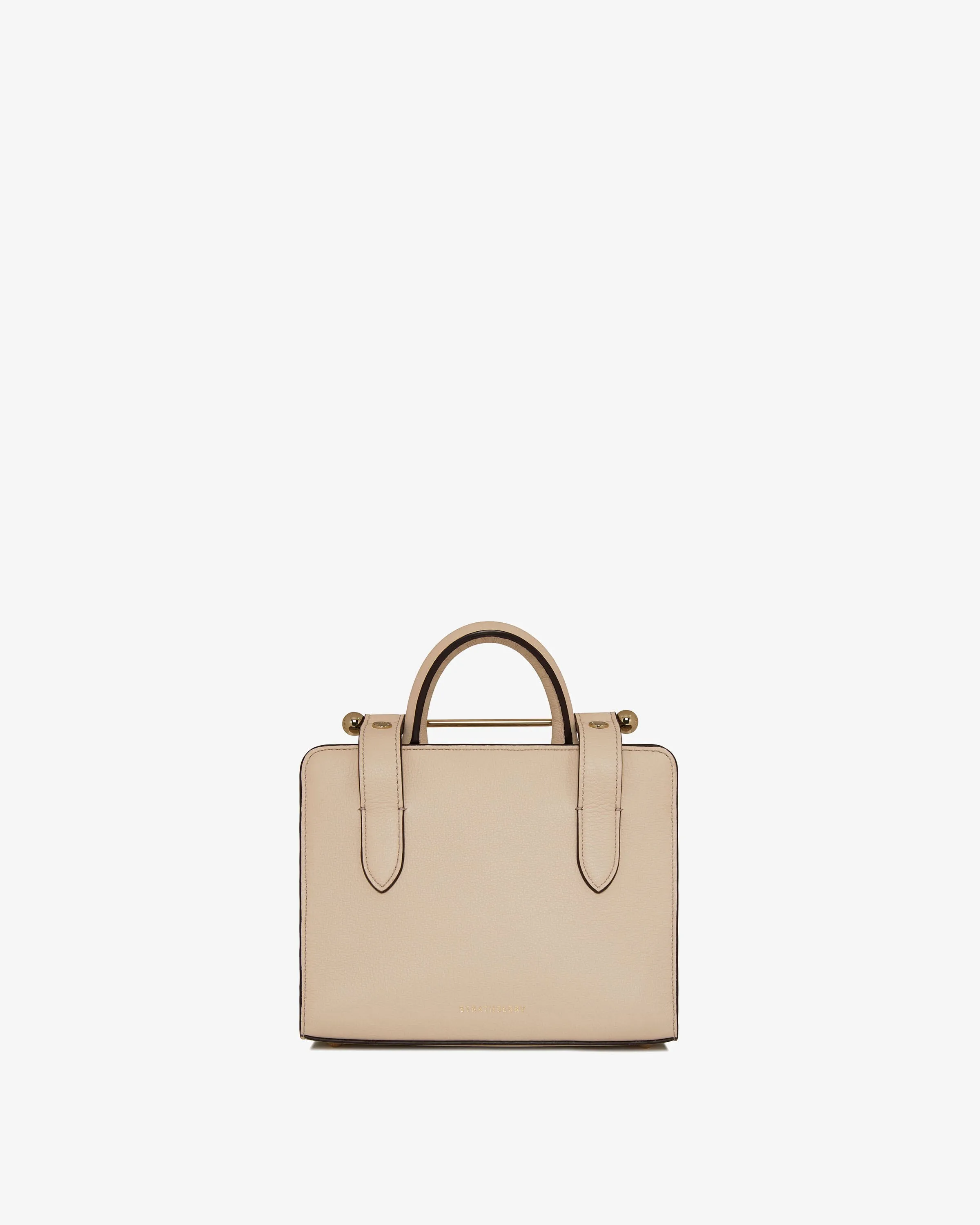 The Strathberry Nano Tote - Oat Geometric Print