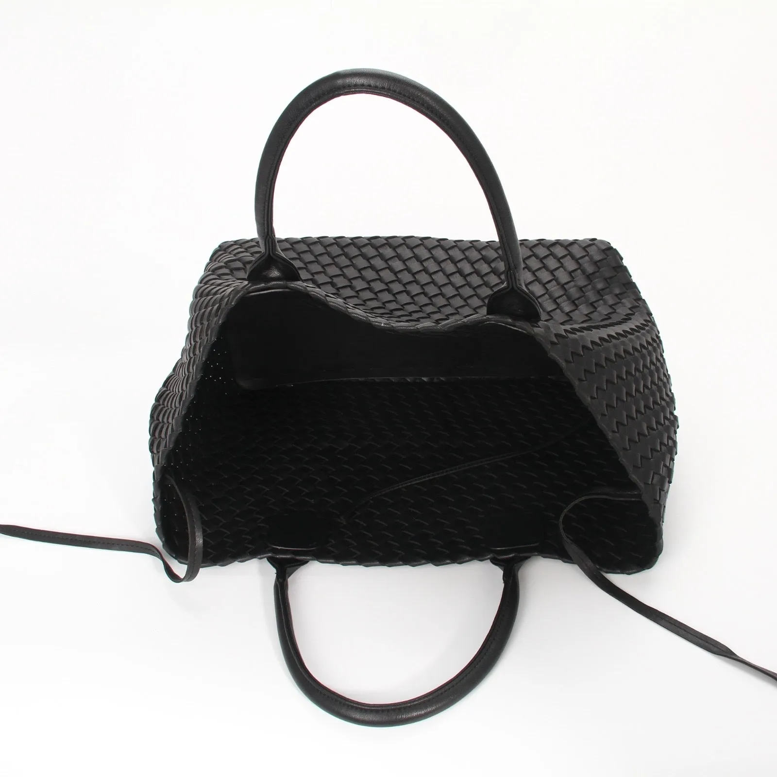 The Weavey Tote - BLACK