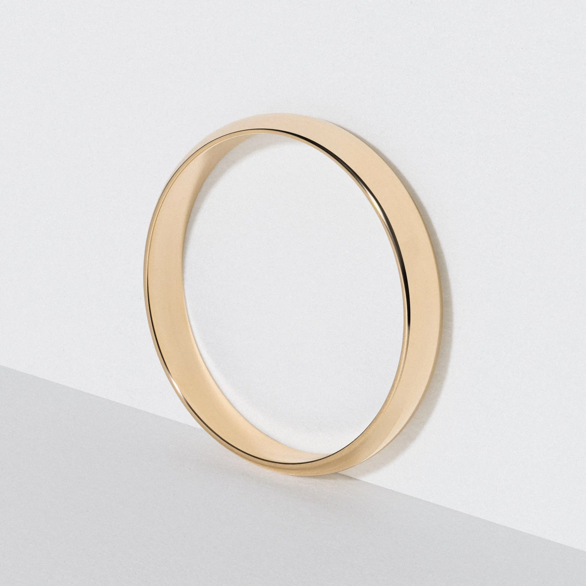 Yellow Gold Classic Wedding Band - Polished 3mm